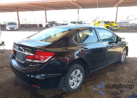 2013 Honda Civic Lx z USA, uszkodzony, nr VIN 2HGFB2F5XDH524679